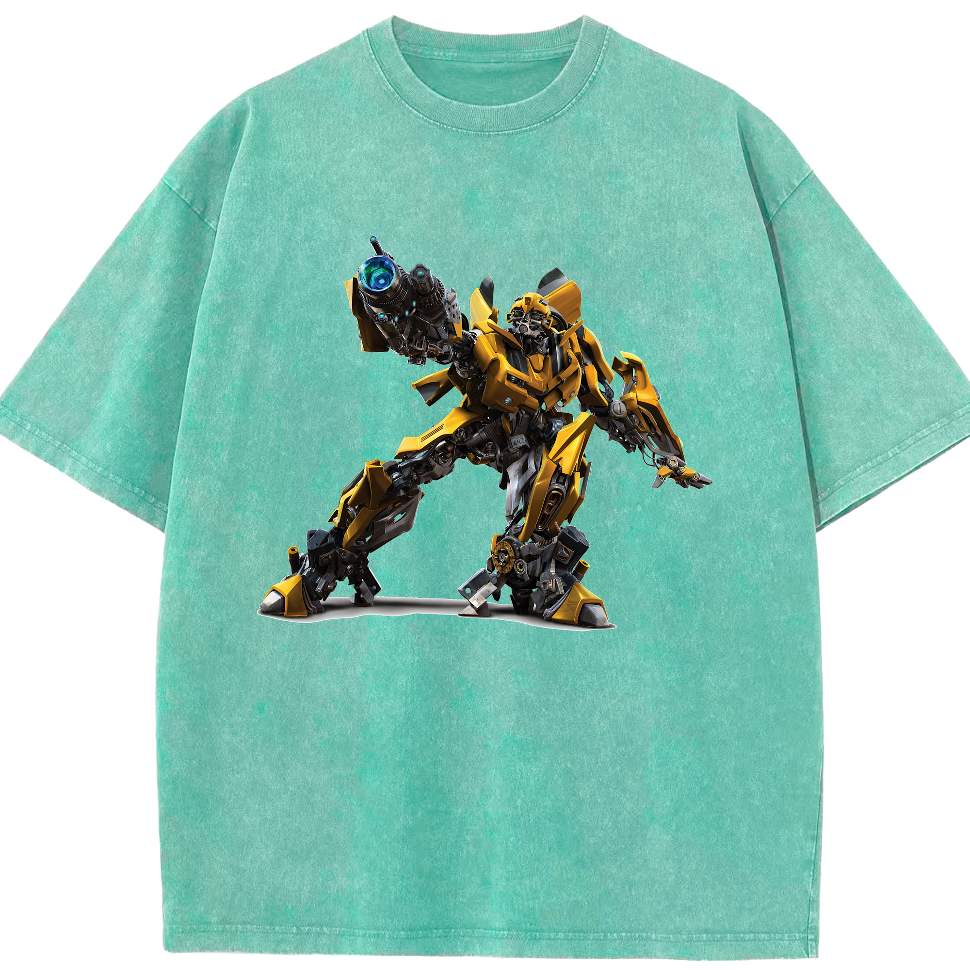 （画像用） Transformers トランスフォーマー 綿100% ヴィンテージ風 半袖Tシャツ（フロントプリント）